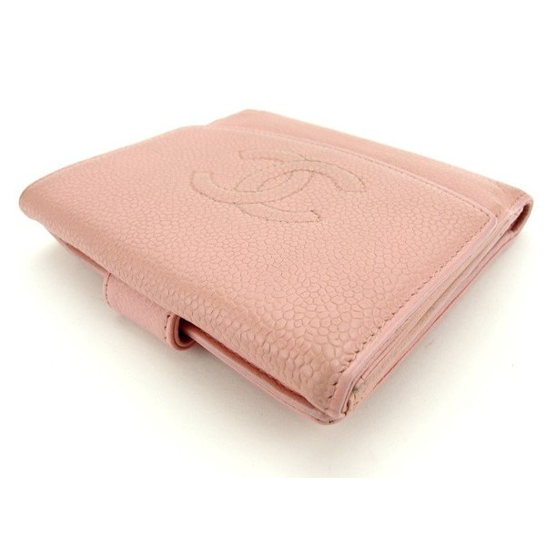 Chanel Wallet Purse Folding wallet COCO Pink Woman Authentic Used Y5470 | eBay