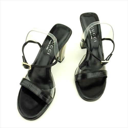 ■管理番号：T7123 ◆参考価格：円 【商品説明】 グッチ【GUCCI】の 「35Cサイズ」 サンダルです。 涼しげなクリアコンビデザイン&star;脚長効果のあるハイヒールです♪ ◆ランク