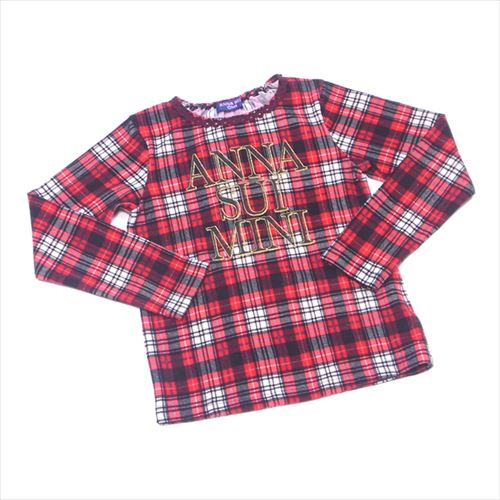 ■管理番号：F1735 ◆参考価格：円 【商品説明】 アナスイ ミニ【ANNA SUI mini】の キッズ3点セット商品です。 ?@カットソー・レッド＆ブラック系 ?Aカットソー・ブラック系 ?Bシ