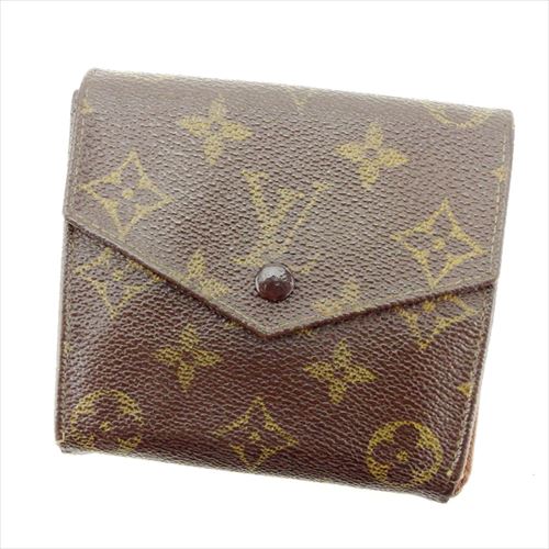■管理番号：T8329 ◆参考価格：56700円 【商品説明】 ルイヴィトン【Louis Vuitton】の 「ポルトモネビエ（旧タイプ）」 Wホック財布です。 定番人気のモノグラム柄&sta