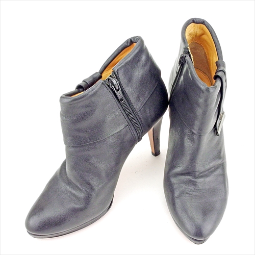 ■管理番号：P903 ◆参考価格：円 【商品説明】 ランバン オン ブルー【LANVIN en Bleu】の 「21ハーフサイズ」 ブーツです。 さりげないLモチーフマーク付き&star;スタ