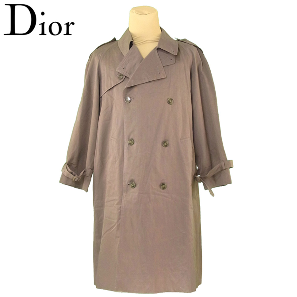 ■管理番号：C3695 ◆参考価格：円 【商品説明】 ディオール【Dior】の 「Lサイズ」 コートです。 定番人気のトレンチ&star;幅広いシーンでお使いいただけます♪ 素材：綿100％（