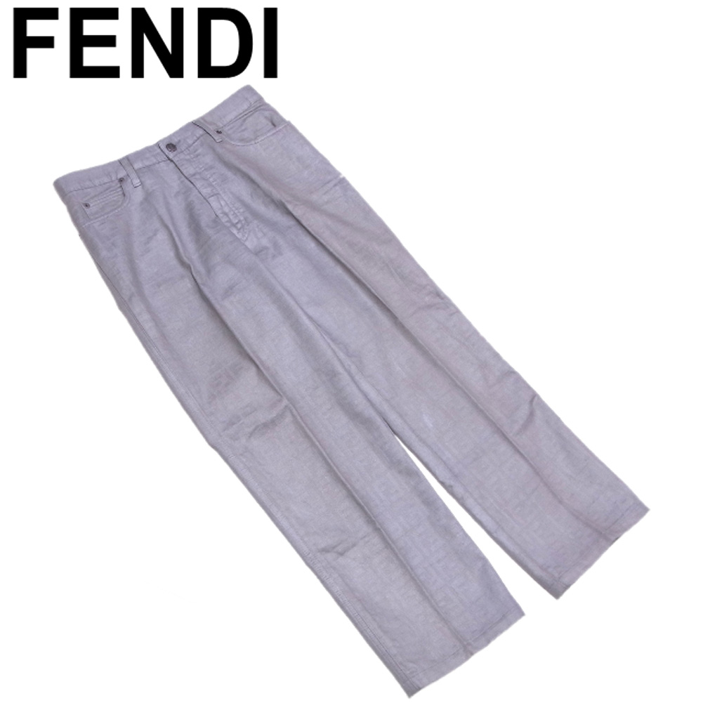 ■管理番号：E1651 ◆参考価格：円 【商品説明】 フェンディ【FENDI】の 「Inch29サイズ」 パンツです。 ブランドの象徴的なズッカ柄&star;上品なセンタープレス入りです♪ 素