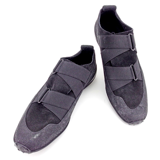 ■管理番号：T2670 ◆参考価格：円 【商品説明】 グッチ【GUCCI】の 「35ハーフCサイズ」 シューズです。 スタイリッシュなゴムバンド付きデザイン&star;合わせやすいブラックカラ