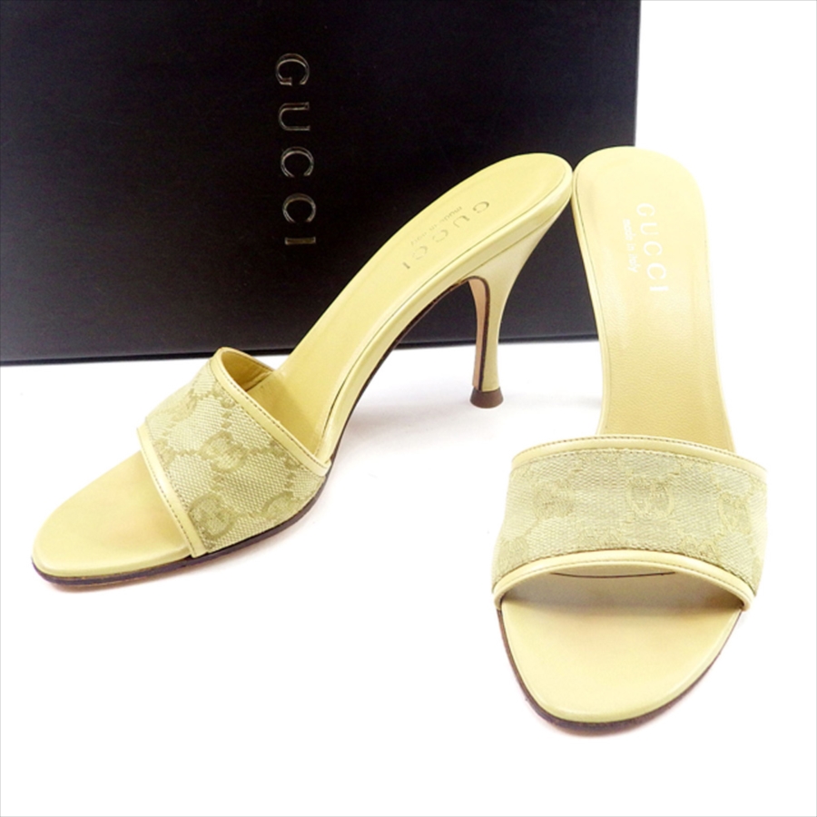 ■管理番号：T4732 ◆参考価格：円 【商品説明】 グッチ【Ｇｕｃｃｉ】の 36Cサイズ サンダルです。 ◆ランク 【8】 【8】多少の傷、汚れがあるが非常に良好な美品 【状態】 大きなダメージも無