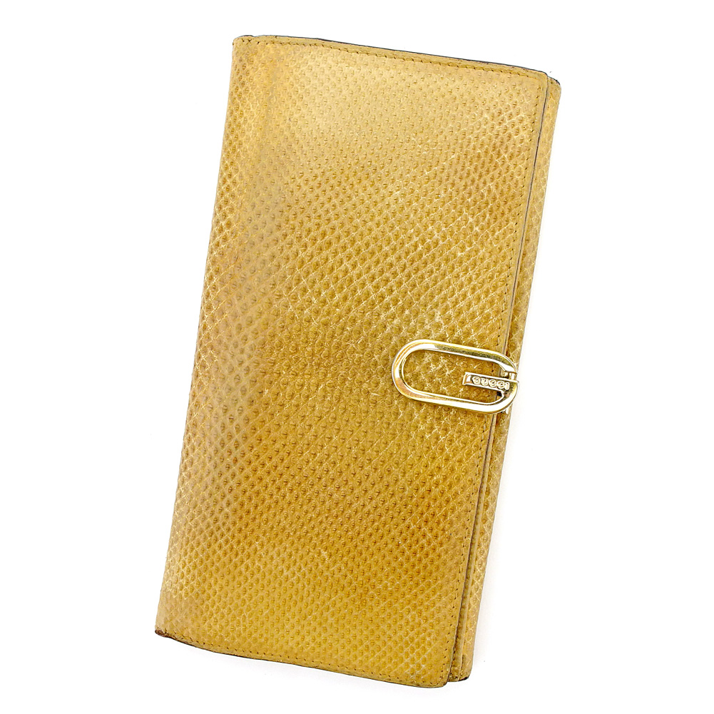 ■管理番号：T5465 ◆参考価格：円 【商品説明】 グッチ【GUCCI】の 長財布です。 ブランドの象徴的なGマーク付き&star;収納力に優れた機能的な作りになっております♪ ◆ランク 【