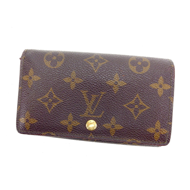 Louis Vuitton Wallet Purse Monogram Brown Woman Authentic Used A982 | eBay