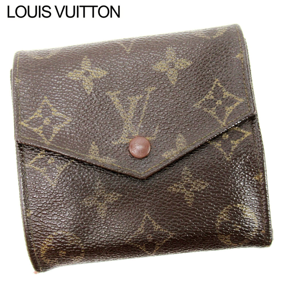 ■管理番号：C3581 ◆参考価格：56700円 【商品説明】 ルイヴィトン【Louis Vuitton】の 「ポルトモネビエ（旧タイプ）」 Wホック財布です。 定番人気のモノグラム柄&sta