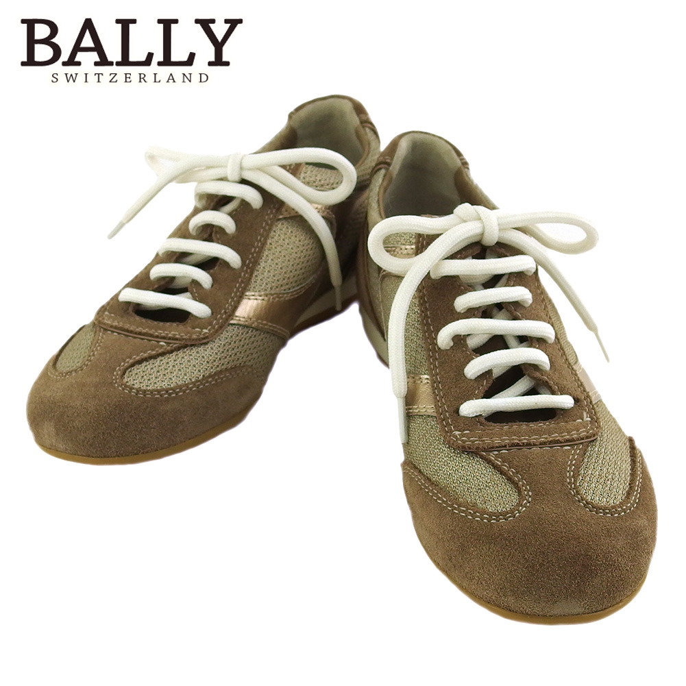■管理番号：C4149 ◆参考価格：円 【商品説明】 バリー【BALLY】の 「35ハーフEサイズ」 スニーカーです。 オシャレな異素材コンビデザイン&star;スッキリとして合わせやすいロー