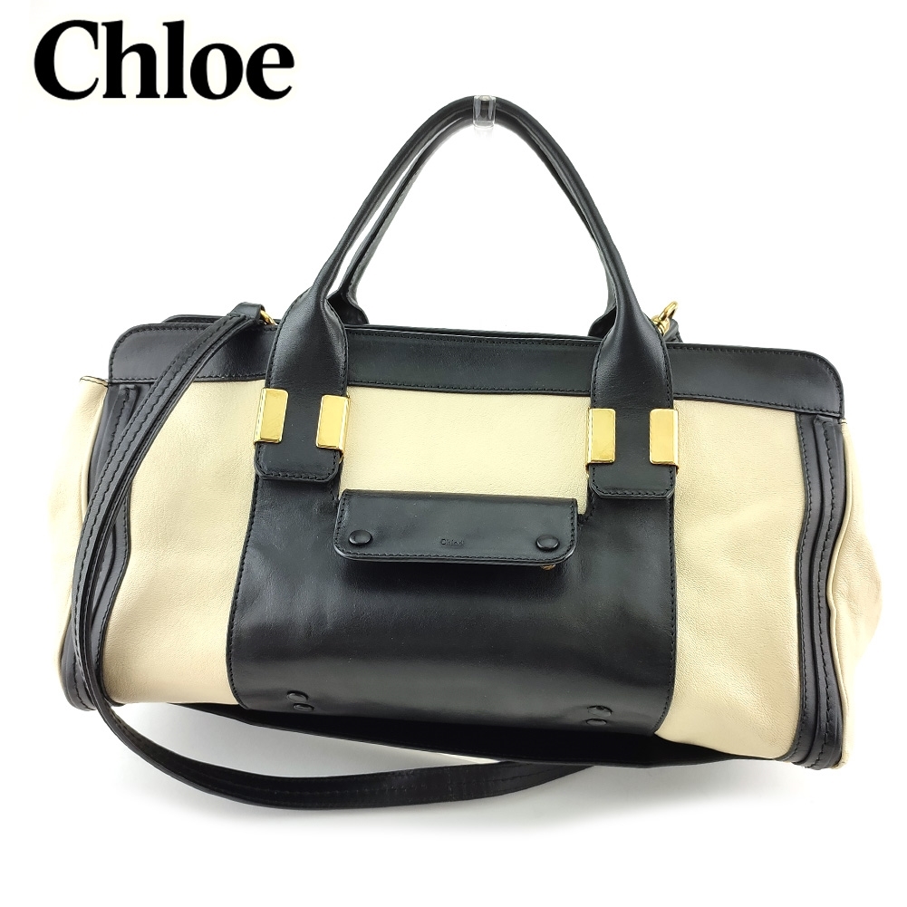 ■管理番号：C4346 ◆参考価格：円 【商品説明】 クロエ【Chloe】の 2WAYショルダーバッグです。 定番人気のアリスライン&star;マチ幅があるので荷物がしっかり収納出来ます♪ ◆