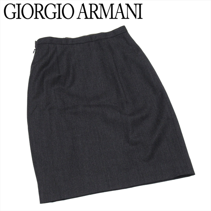 ■管理番号：C4390 ◆参考価格：円 【商品説明】 ジョルジオ アルマーニ【GIORGIO ARMANI】の 「38サイズ」 スカートです。 ビジネスシーンでも使えるシンプルで上品なデザインです♪ 