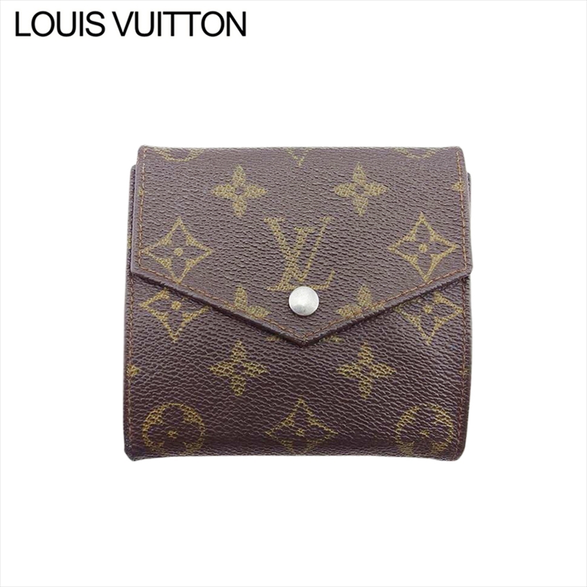 ■管理番号：F1905 ◆参考価格：円 【商品説明】 ルイ ヴィトン【Louis Vuitton】の 「ポルトモネビエ（旧タイプ）」 Wホック財布です。 定番人気のモノグラム柄&star;コン