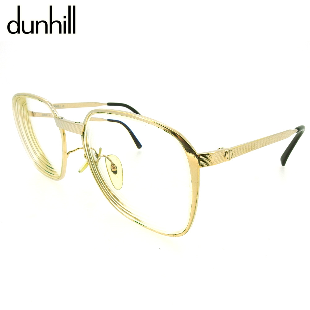 ■管理番号：H814 ◆参考価格：円 【商品説明】 ダンヒル【dunhill】の メガネです。 スタイリッシュなパリ型&star;リッチなゴールドカラーのフレームが印象的です♪ ◆ランク 【6