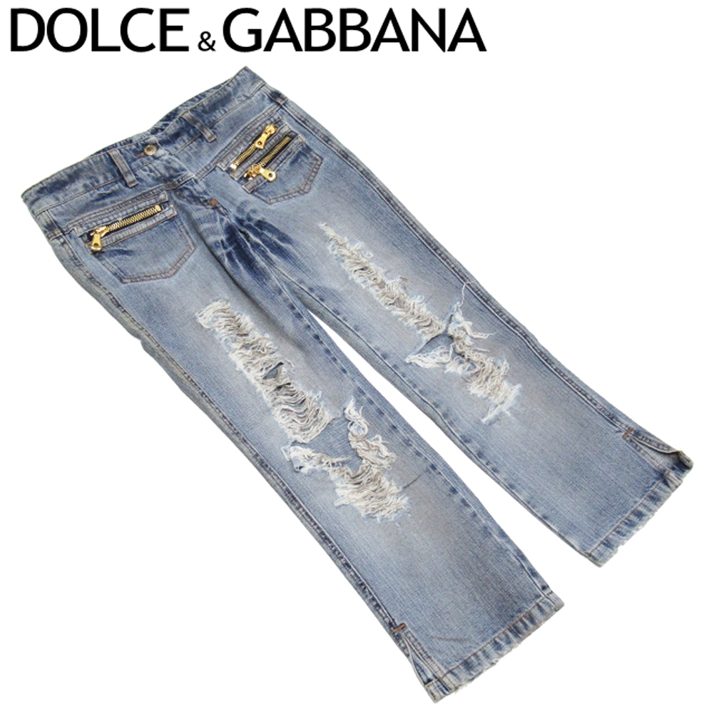 ■管理番号：L3606 ◆参考価格：円 【商品説明】 ドルチェ & ガッバーナ【DOLCE & GABBANA】の 「38サイズ」 ジーンズです。 合わせやすさNo.1のデニム&