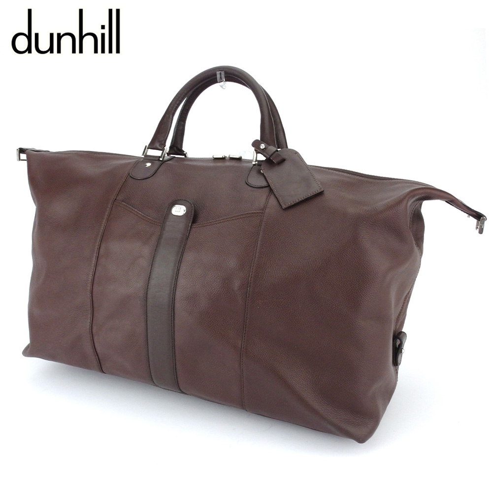 ■管理番号：T18121 ◆参考価格：円 【商品説明】 ダンヒル【dunhill】の ボストンバッグです。 シンプルで上品なデザイン&star;マチ幅があるので荷物がしっかり収納出来ます♪ ◆