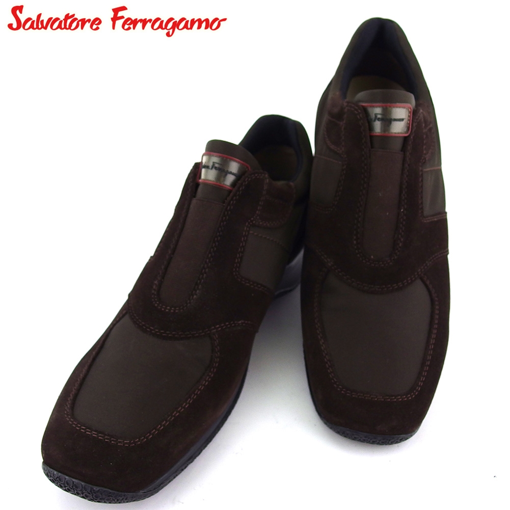 ■管理番号：T18358 ◆参考価格：円 【商品説明】 サルヴァトーレ フェラガモ【Salvatore Ferragamo】の ♯5ハーフ スニーカーです。 ◆ランク 【8】 【8】多少の傷、汚れがあ
