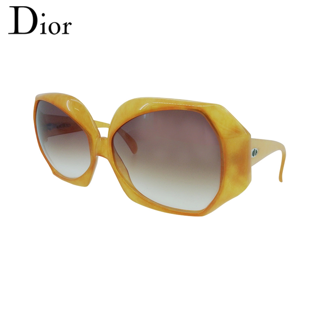 ディオール サングラス メガネ アイウェア レディース オールドディオール サイドCDマーク 2025-30 フルリム Dior 中古