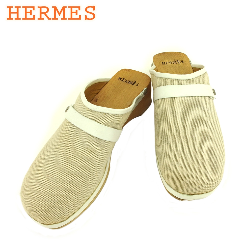 ■管理番号：T20637 ◆参考価格：円 【商品説明】 エルメス【HERMES】の 「36サイズ」 サンダルです。 脱ぎ履きしやすいカジュアルライクなサボデザインです♪ ◆ランク 【6】 【6】通常の