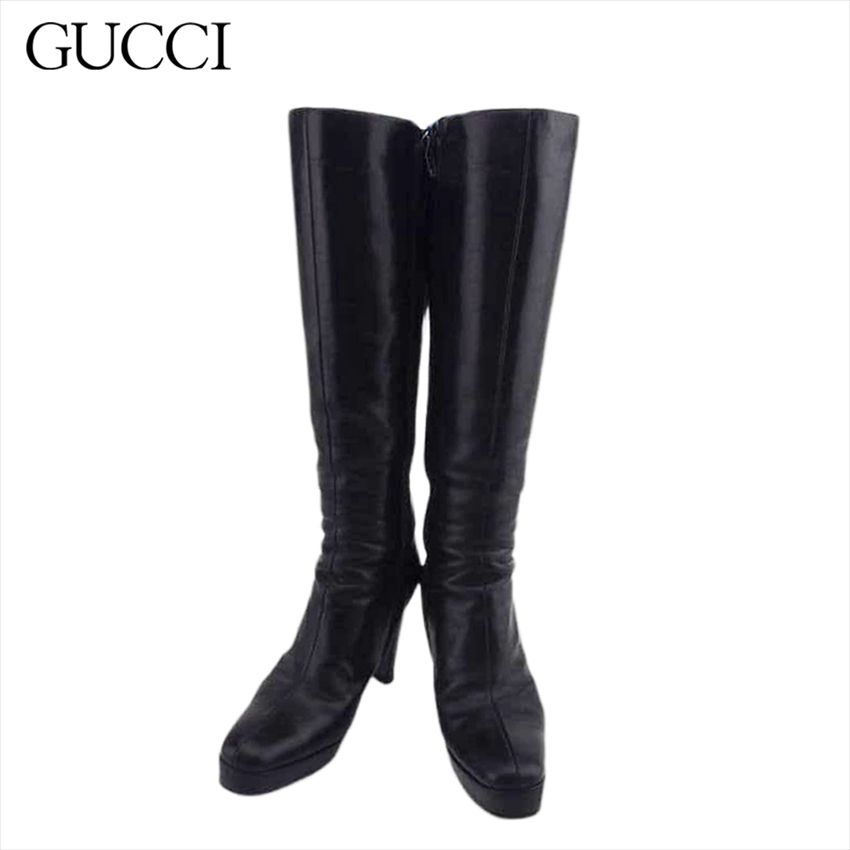 ■管理番号：T21145 ◆参考価格：円 【商品説明】 グッチ【GUCCI】の 「36ハーフサイズ」 ブーツです。 シンプルなデザインでコーディネートにも合わせやすいですよ♪ ◆ランク 【6】 【6】